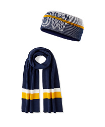 Комплект (повязка на голову, шарф)